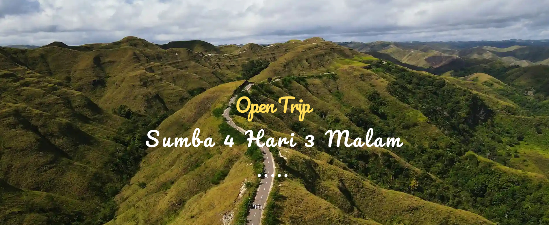 Open Trip Sumba 4 Hari 3 Malam